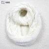 Wholesale Winter Knit Infinity Scarf Scarves With Fur