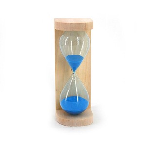 wholesale wooden custom sandglass sand timer hourglass