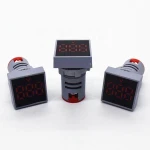 Wholesales red black white green voltage meter dial indicator light