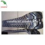 Wide Range Size Combine Harvester Rubber Crawler Track Rice Harvester
