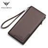 WilliamPolo Luxury Brand Leather Wallets Men Long Zipper Coin Purses Tassel Design Wallets Female Money Bag Credit Card Holder