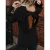 Import Winter Sexy Fashion Black Backless Long Sleeve Round Neckline Knitted Woman Sweater from China