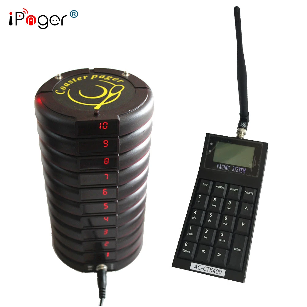 wireless restaurant numeric waterproof pocsag pager