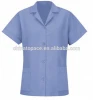 Womens loose fit button working nurse uniform smocks with pockets