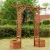 Import Wooden Arch Ornament Garden Pergola with Flower Pot garden arch bridge from China