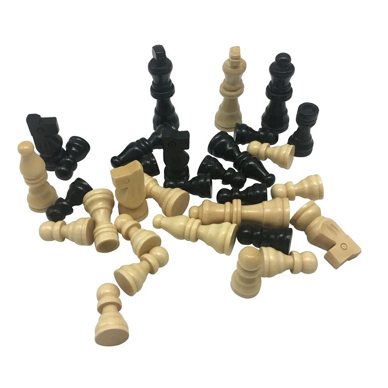 wooden chess pawns pieces game pieces