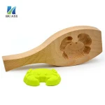 Wooden Crab Shape Mooncake Box Design Mold Mooncake Tray