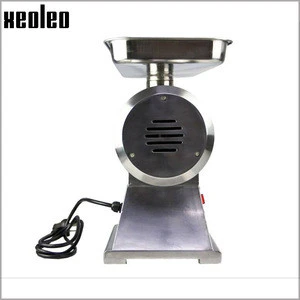XEOLEO Electric Meat grinder Commercial Mincer machine Stainless steel/Iron Enema machine 120kg/h Desktop Chipper grinder 650W