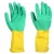 Import Xingli Green Yellow waterproof diamond dot household work rubber hand gloves latex from China