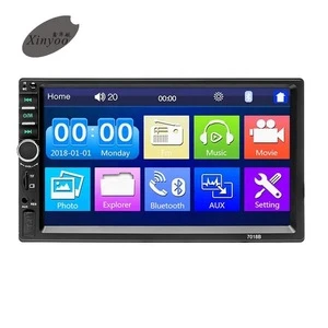 Xinyoo Factory Price 7018B Universal 7&#39;&#39;In Car Video Bluetooth Mirror Link Car Radio DVD player and Car MP5 Player