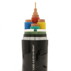 Xlpe insulated PVC sheath steel tape steel wire armored power cable