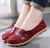 Import Yiwu XiaKou New Arrivals Casual Slip-on Flat Heel Leather Loafer Shoes from China