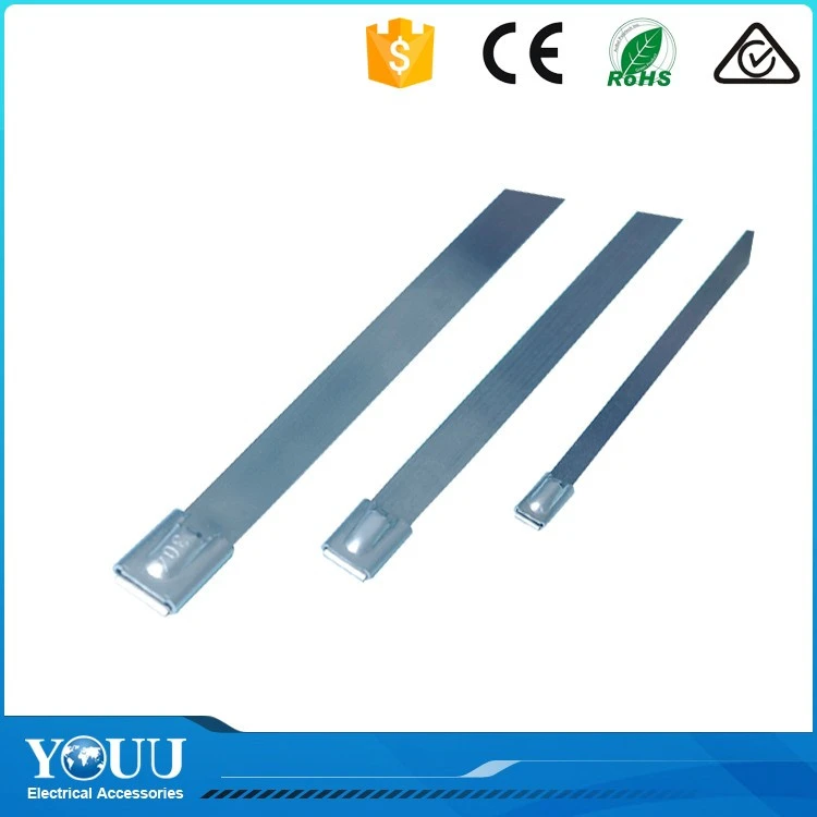 YOUU Novelty Reusable Adjustable Ladder Type Stainless Steel Cable Ties With Multi Lock Type
