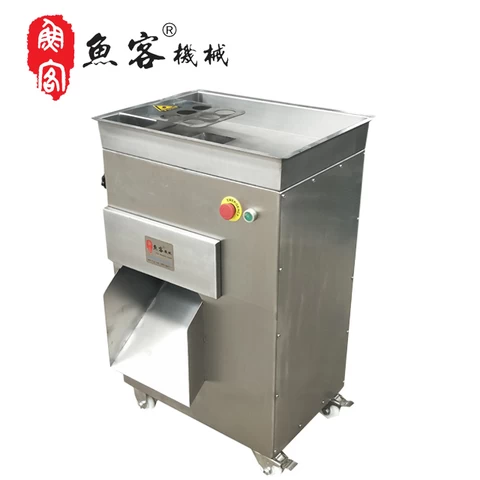 Yuke Brand High Efficiency Meat Slicer Machine Fresh Frozen Meat Cutting Machine Adjustable Meat Processing Machinery 3-40mm CE