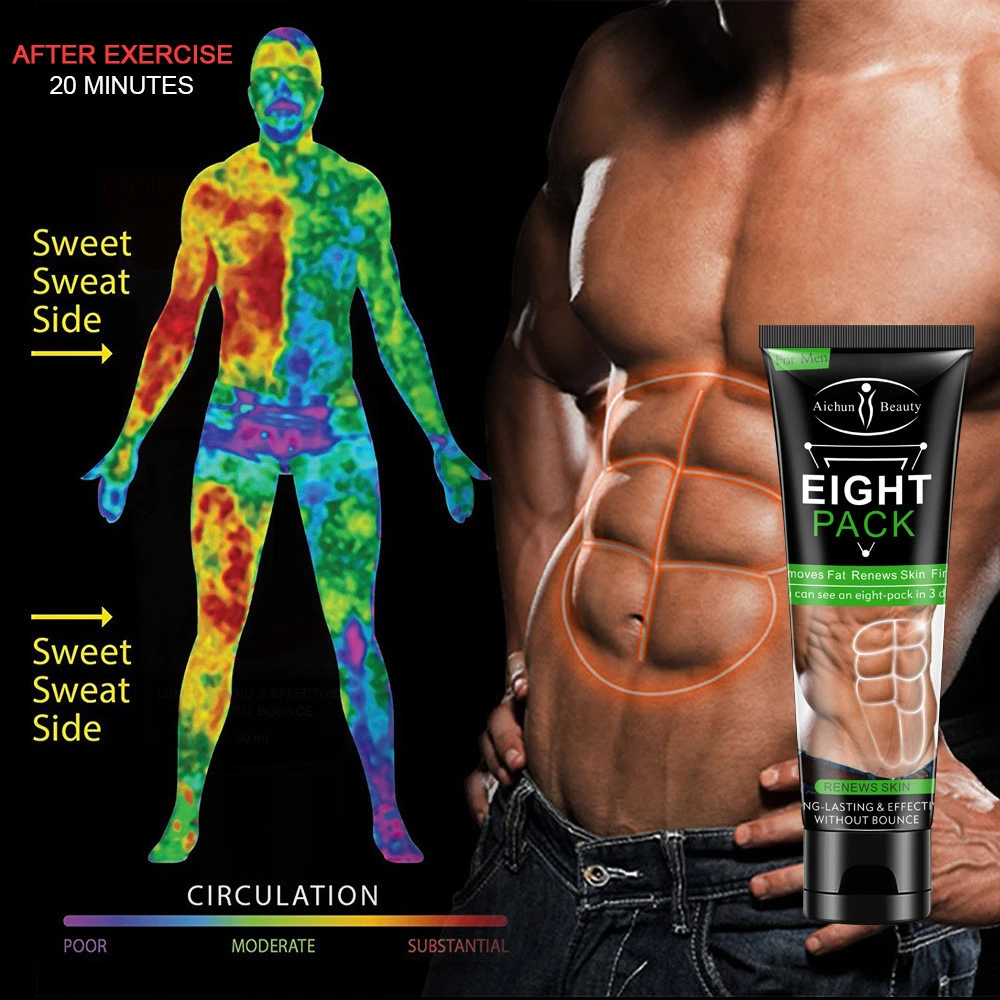 Ze Light Wholesale Private Label OEM Men and Women Body Packs Fitness shaping Strengthen Abdominal Muscle Slimming Cream