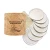 Import Zero Waste Reusable and washable facial cleansing Rounds Makeup Remover bamboo cotton Pads from China