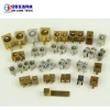 Zhejiang OEM Square Pass Brass Copper Connector Battery Terminal Brass Electrical Terminal