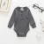 Import 0-24 M Toddler Baby Girls Clothes Pure Color Outfit Long Sleeve Cotton Romper Baby Cotton Clothing Bodysuits from China