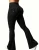 Import Women High Waist Flare Yoga Pants with Back Button Cargo Pockets Soft Stretch Workout Casual Sports Trousers from China