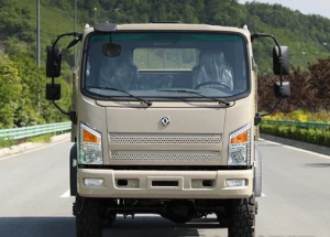 Flat-topped, half-cab, six-wheel-drive off-road cargo vehicle – export version (6x6) – specialized light truck for carg