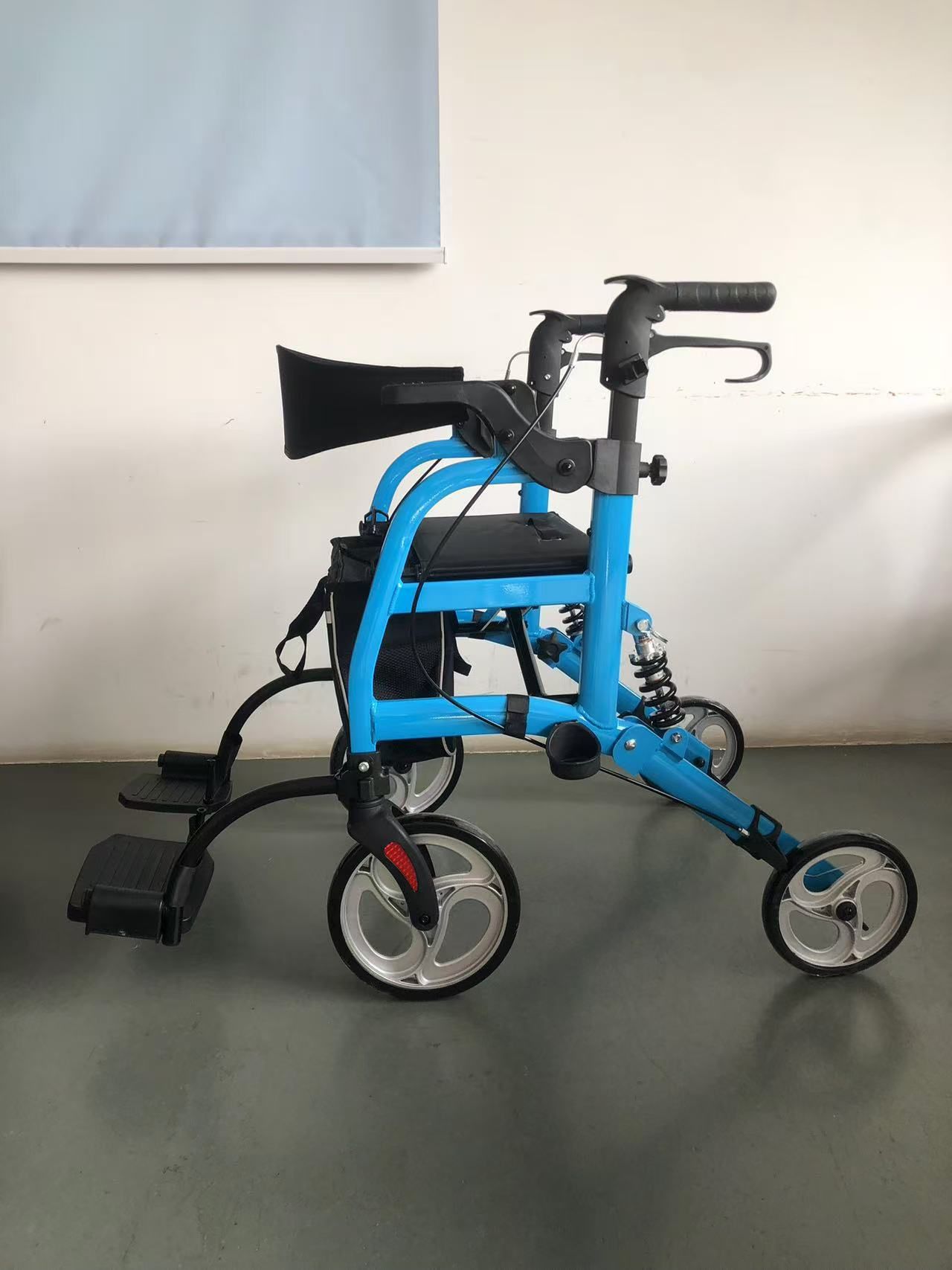 Buy Elderly Walking Assist Rollator Walker Aluminum Alloy Pulley ...