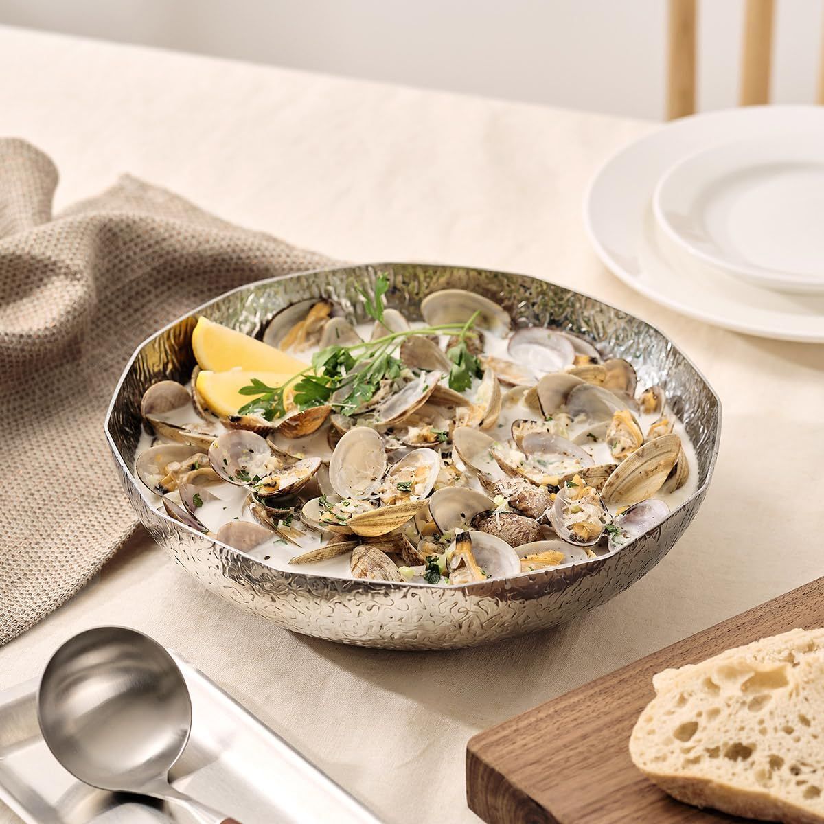 Buy 3-ply Multifunctional Stainless Steel Serving Pan, Sukiyaki, Ramen ...