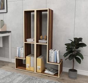 Modern Design Wooden Fassley Bookcase Can Take 8 Different Shapes Bookshelf Entrance Hall Study
