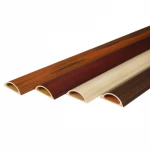 Wholesale Semi-circular Cable Protection Plastic PVC Trunking Duct