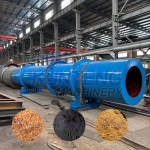 Industrial Rotary Drum Dryer Machine Food Waste Municipal Solid Waste Sand Rotary Dryer