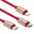 Import cable One with three fast charging 3A data cable Three in one USB charging cable factory from China