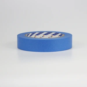Blue crepe paper tape