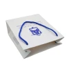 Cheap wholesale custom brand logo printing bag, packaging gift paper bags with your own logo