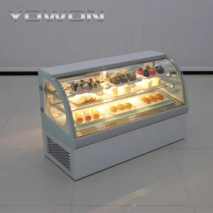 Commercial food service equipment cake refrigeration showcase food display cooler