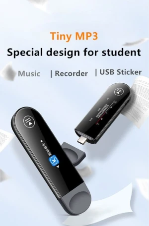 Tiny Portable Mp3+USB Memory store for student