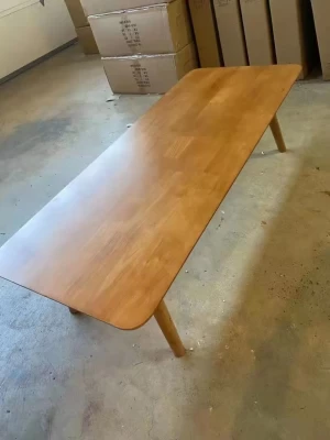 Coffee Table Solid Wood Foldable