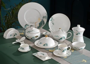 European simple dinner set