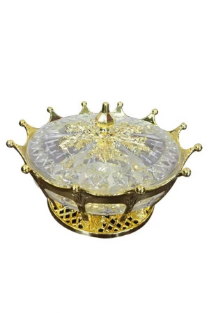 Large King Rotating Candy Tray with lid Container