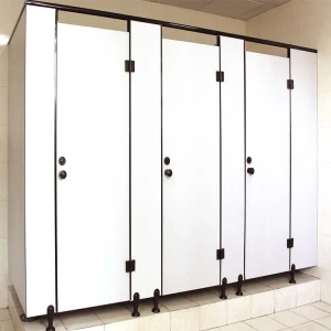 Modern Compact Public Place Waterproof Hpl Toilet Bath Cubicle Partition With Accessories