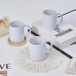 mug manufacturer 15Oz Porcelain Plain White custom Logo Sublimation blank Ceramic Cup Tea Coffee Mugs