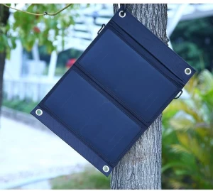 18W solar folding bag mobile phone charging integrated laminated ETFE solar folding bag