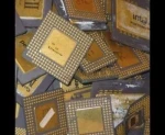 Ceramic CPU Gold Intel Processor Scrap
