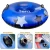 Import 0.6mm Inflatable Snow Tube Sled 42 Inch Black Red Blue Wavy Stripes from China