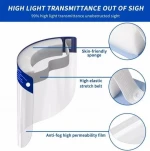 Plastic Pet Transparent Mask Face Shield PPE Face Shield Visor Wholesale
