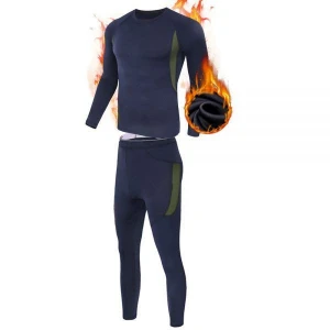 MEETYOO Men’s Thermal Base Layer, Winter Sport Long Johns Compression Underwear Set for Skiing Running Hunting