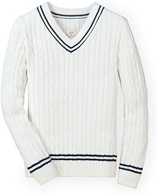 Cricket Sports Sweater V-Neck Acrylic Plain Pullover Cardigan Jumper Navy/Sky 