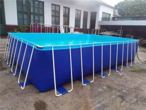 PVC Swimming Pool with Metal Frame