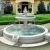 Import Modern natural stone garden use three-tier white marble outdoor water fountains for sale from China