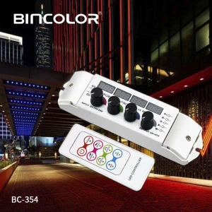 BC-354RF RGB RGBW 4 channels rotary RF remote LED Controller control LED Strip Lights
