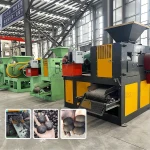 High efficiency white coal semi-coke lignitous coal ball press machine, professional charcoal briquetting machine