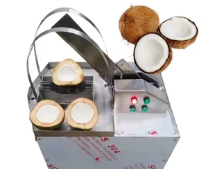 304 Stainless Steel Commercial Coconut Half Cutting Machine for Business